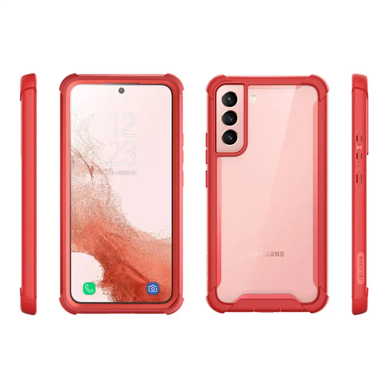 For Samsung Galaxy S22 Case 6.1inch (2022 Release) I-BLASON Ares Full-Body Rugged Bumper Cover WITHOUT Built-in Screen Protector