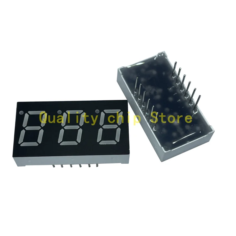 

5pcs 0.4 inch 3bit Common Cathode Digital Tube Red LED Digit Display 7 Segment 0.4inch 0.4 inch 0.4'' 0.4in 3 bit