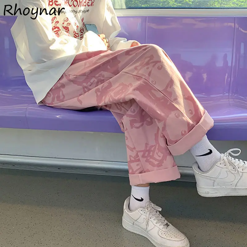 Streetwear Pants Women Leisure Teens Trendy Japanese Style Hip-hop Stylish Spring High Waist Trousers Female Lovely Summer New