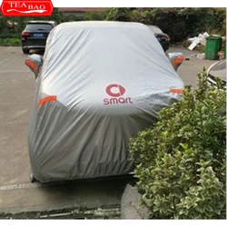 Car Styling Waterproof Full Car Covers Clothes Outdoor Sunshade Dustproof Snow for Smart Fortwo Forfour 451 453 Accessories