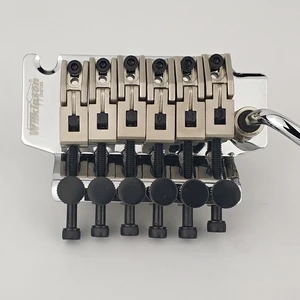 Wilkinson WODL1 مرخص 6 سلاسل جيتار كهربائي نظام قفل مزدوج جسر اهتزازات 42 مم R2 صامولة كروم فضي أعلى 8 مبيعات لجسر ويلكنسون - رقم 5