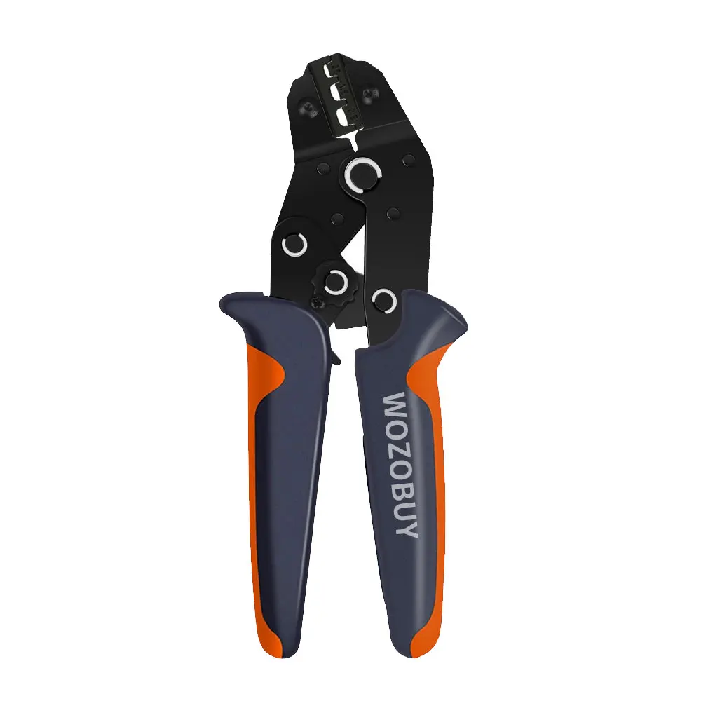 SN-02C mini hand Crimping Tool 0.25-2.5mm² Adjustable Crimper pliers with 280/480/720pc Cable Lugs Assortment Kit wire crimp set