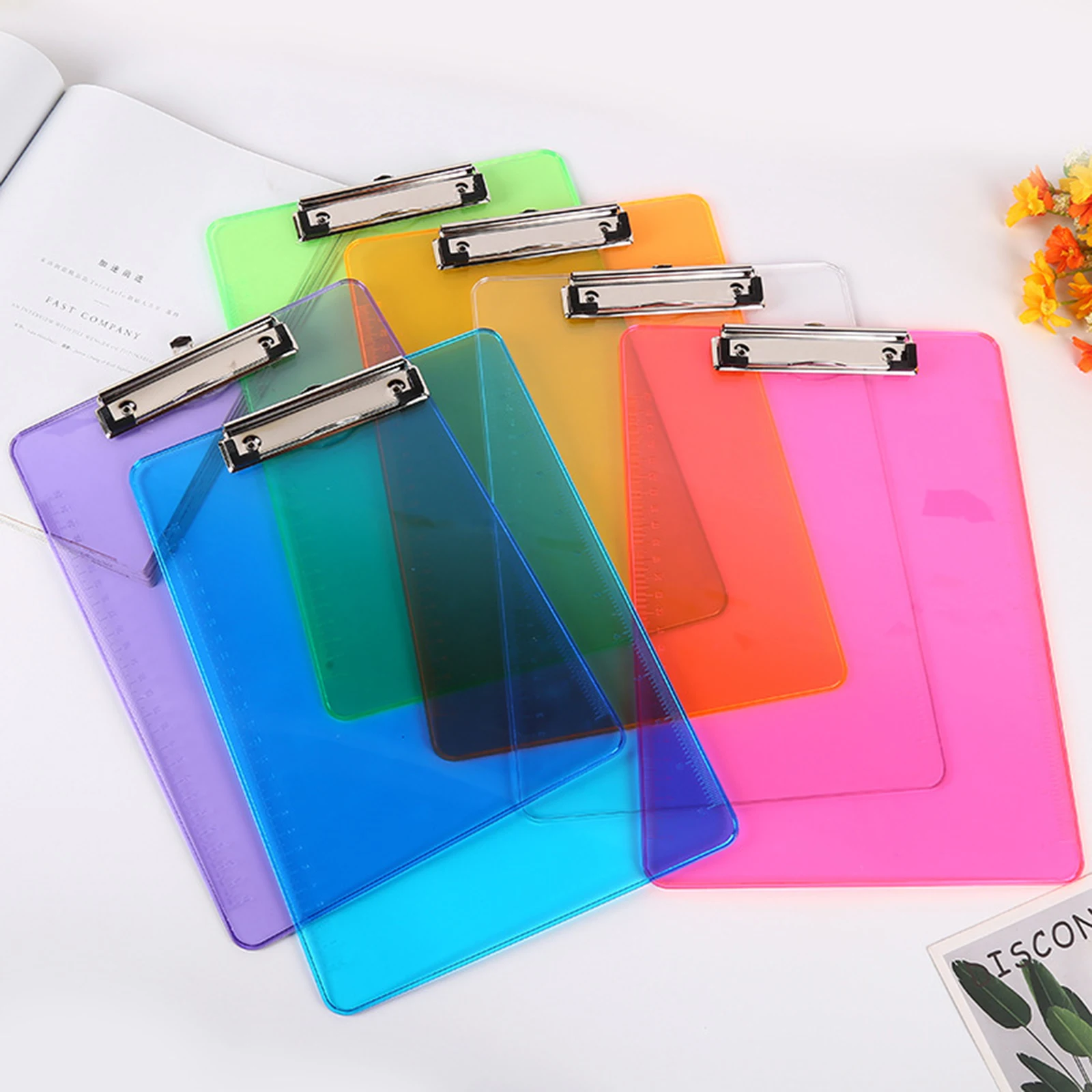 Fast Drop Shipping Strong 12.4 x 8.86 Inch Holds 100 Sheets! Clipboards With Low Profile Clip Cute Clip Boards Board Clips