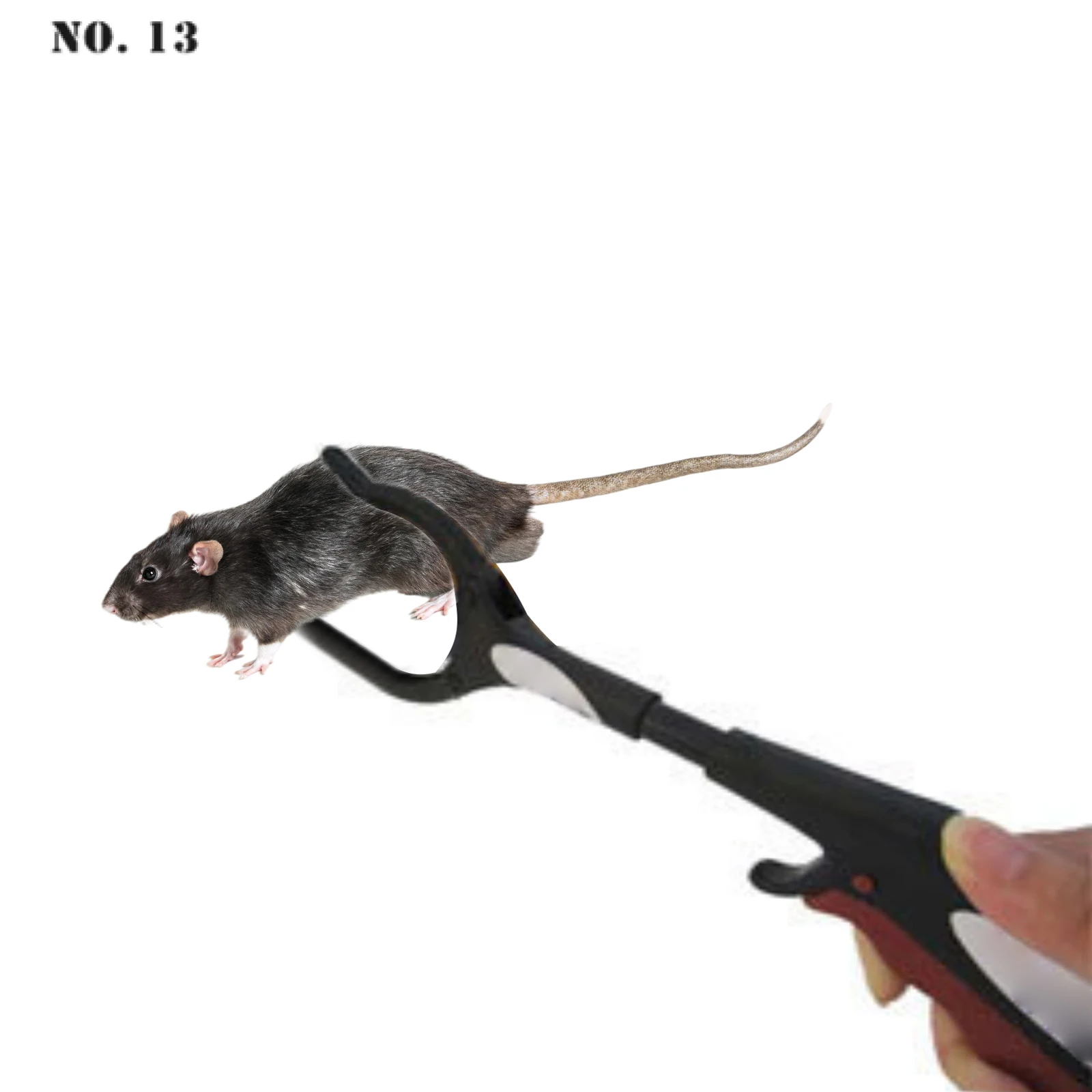 

Long handle Trash Tongs Collapsible Rodent Killer Trash Collection Tool Mouse Trap Home Portable Clip