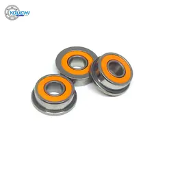 10pcs 3x10x4 mm SF623 2RS Hybrid Ceramic Flange Bearing F623 RS SF623C VORON Mobius 2/3 3D Printer Flanged Bearing