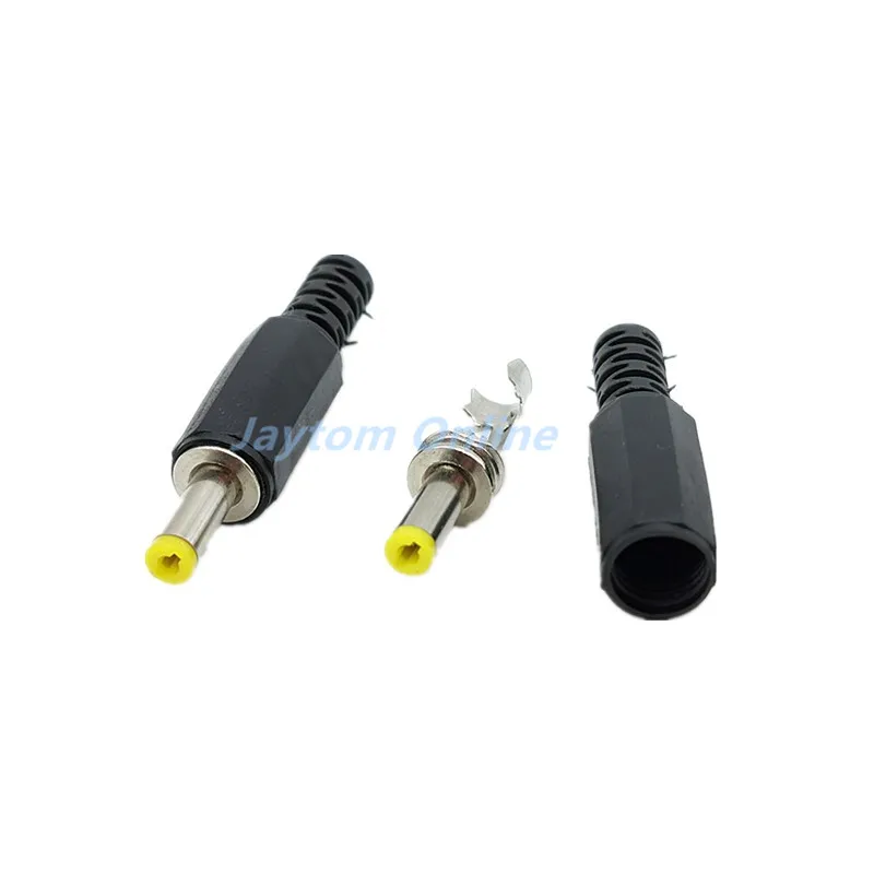 10 stücke 4x1,7mm DC Strom Stecker Stecker Adapter Kunststoff Griff Steckdose DC Steckdose 4,0*1,7 MM