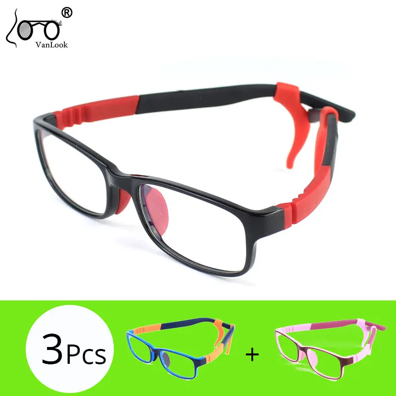 VANLOOK Transparent Kid Computer Glasses for Children Anti Blue Ray Spectacle Frame Oculos De Grau Fashion Eyeglasses Silicone