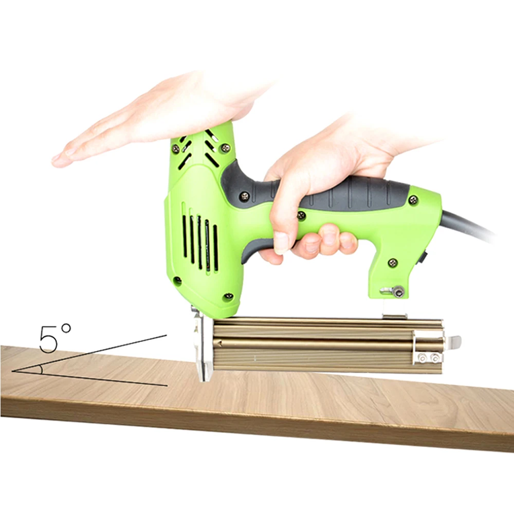 Electric Staples Nails Gun 2 In 1 Framing Tacker For Furniture Decoration Tool