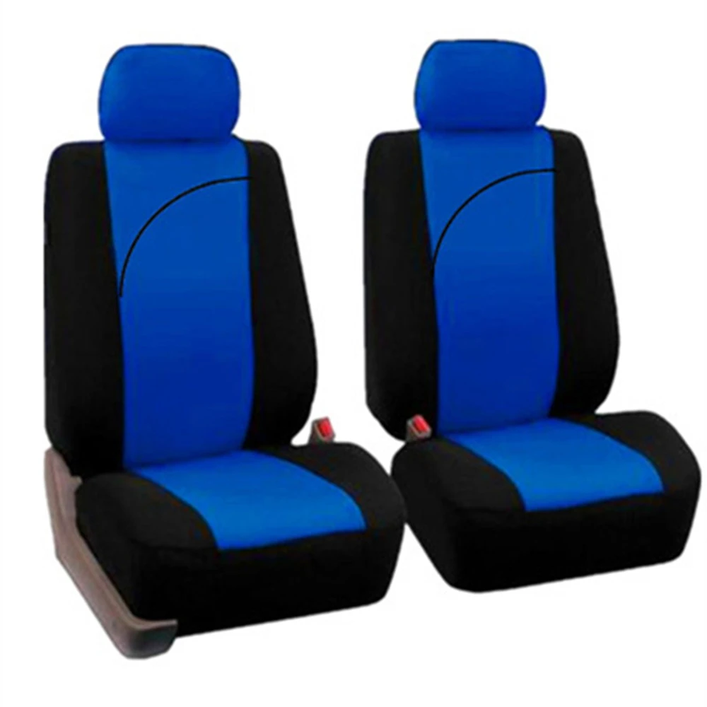 4PC Universal Car Ployester Seat Cover Full Seat Covers for Crossovers Sedans Auto Interior Styling