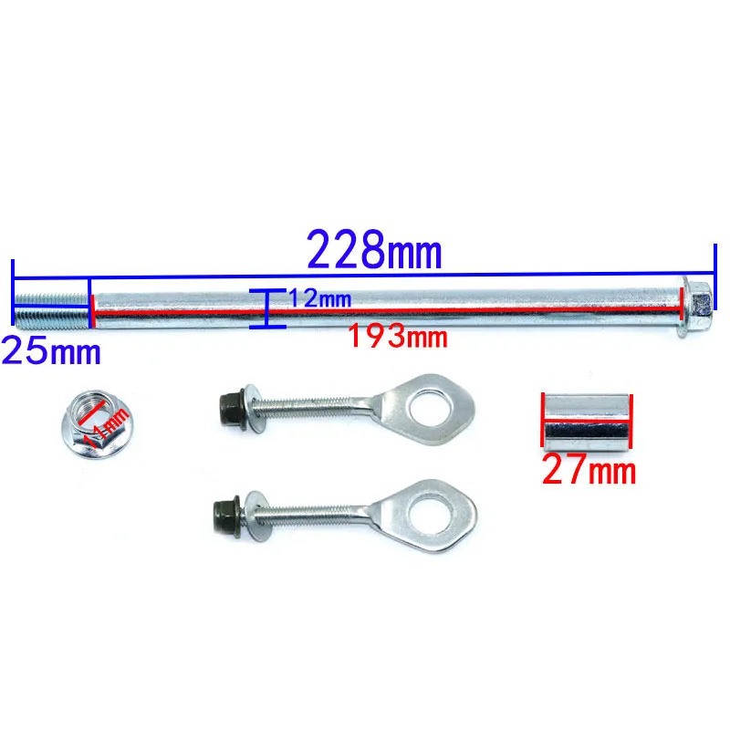 Front Wheel Axle Or Rear Rims Axle For Mini Trail Bike DAX Z50A Z50R Z50J Z110 Z125