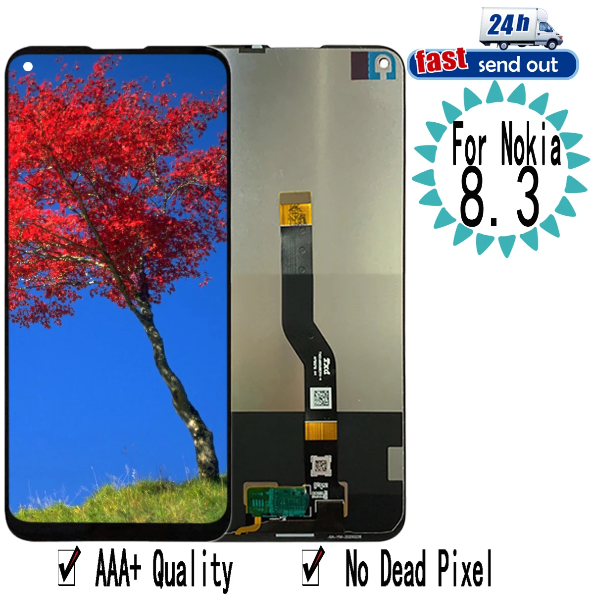 6.81'' 8.3 LCD For Nokia 8.3 5G  LCD Display Touch Screen Digitizer Assembly Replacement For Nokia 8.3 5G