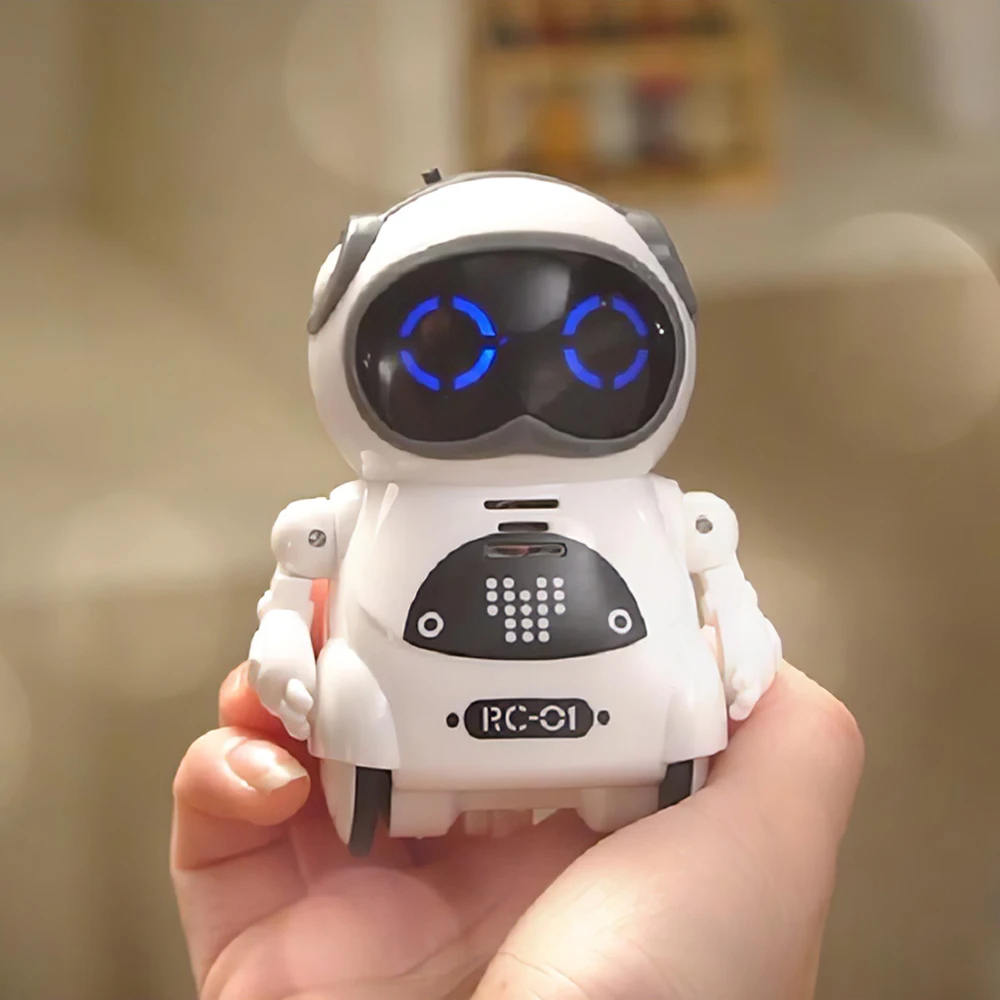 939A Pocket RC Robot Talking Interactive Dialogue Voice Recognition Record Singing Dancing Telling Story Mini Robot Toys Gift