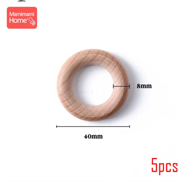 5PC 40mm beech