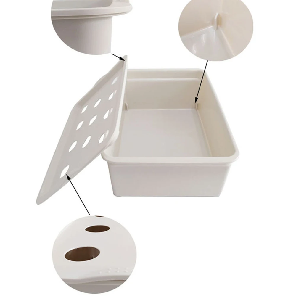 1Set Static Water Cultivation Seedling Box Balcony Planting Vegetable Hydroponic Plant Box Soilless Cultivation Planting Box