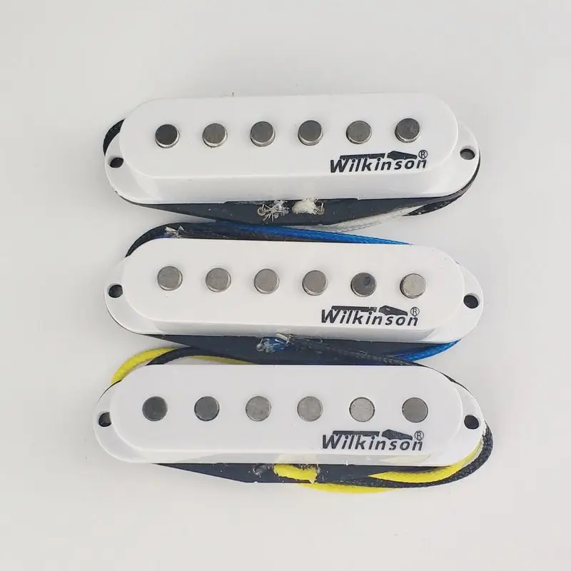 Wilkinson 60\'s WVS Alnico V Single Coil Guitar Pickups White Electric Guitar Pickups For Stratocaster Guitar Made In Korea