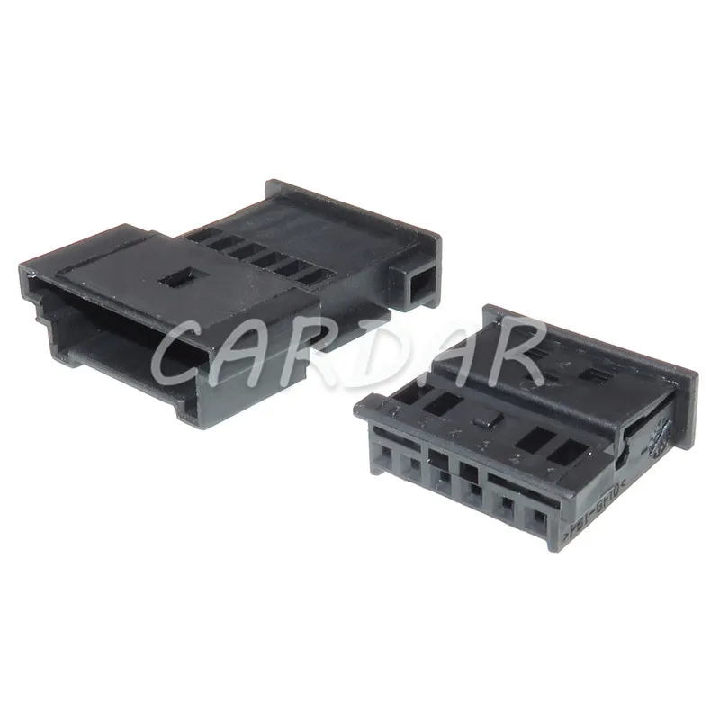 1 Set 6 Pin 1-1241370-3 1-1703874-1 Car Tweeter Audio Wire Socket AC Assembly Auto Gateway Connector For BMW