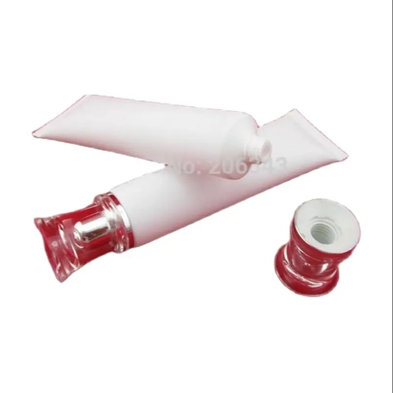 

30ml white soft tube or mildy wash tube or butter or handcream tube with acrylic silver lid