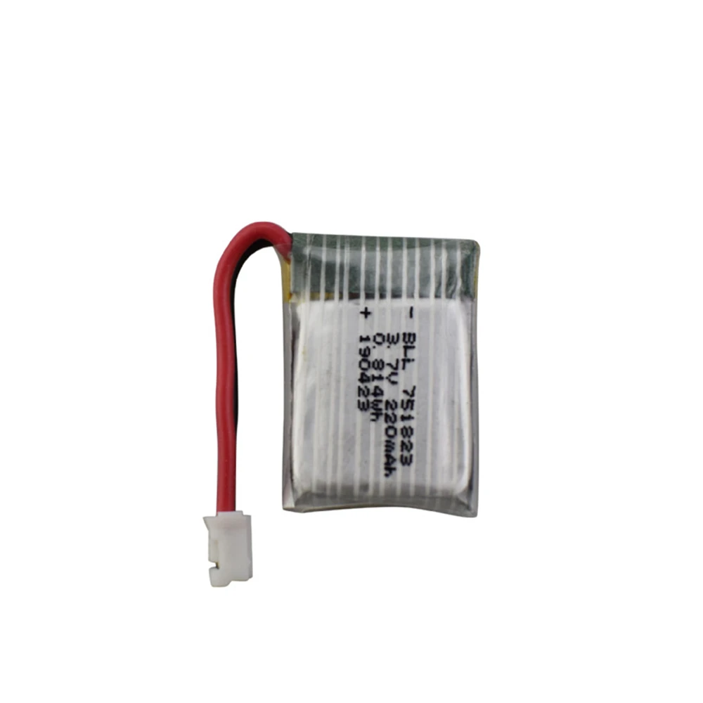 3.7V 220mah 배터리, 충전기 포함, E010 NH010 F36 H36 T36 LIPO 배터리, HS210 GD65A AT-66 751823 용