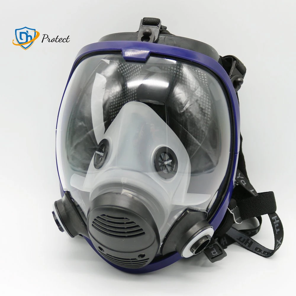 Chemical Mask 6800 15/17 in 1 Gas Mask Dust Respirator Paint Insecticide Spray Silicone Full Face Filter for Laboratory Welding