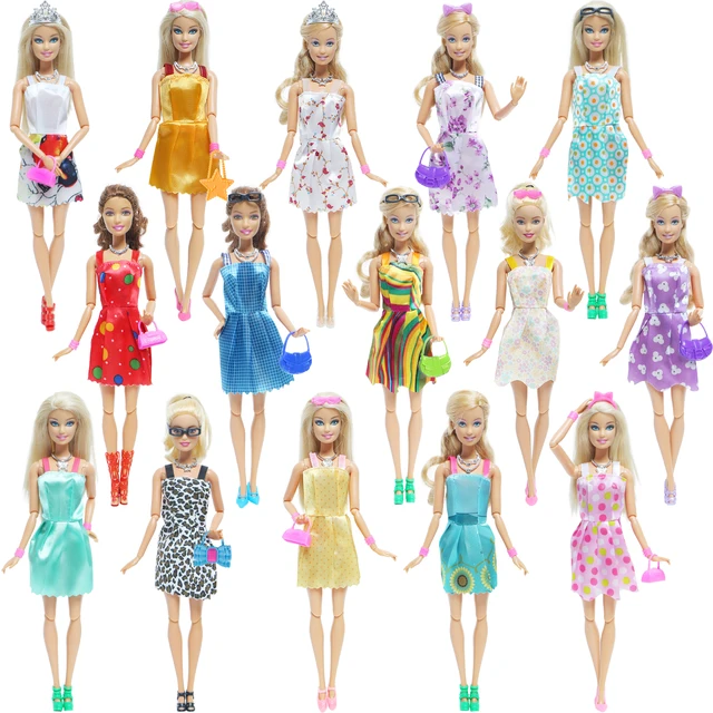 42 Item/Set Doll Accessories = 10Pcs Shoes + 8 Necklace 4 Glasses 2 Crowns 2 Handbags + 8 Pcs Doll Dress Clothes for 1/6 Doll 2 42 Item/Set Doll Accessories = 10Pcs Shoes + 8 Necklace 4 Glasses 2 Crowns 2 Handbags + 8 Pcs Doll Dress Clothes for 1/6 Doll 2