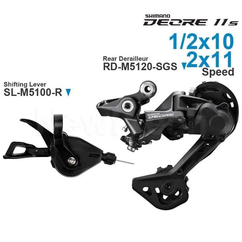 SHIMANO DEORE M5100 Groupset Shifter SL-M5100 SL-M5100-R Rear Derailleur RD-M5100 RD-M5120 11-speed Original parts for MTB bike