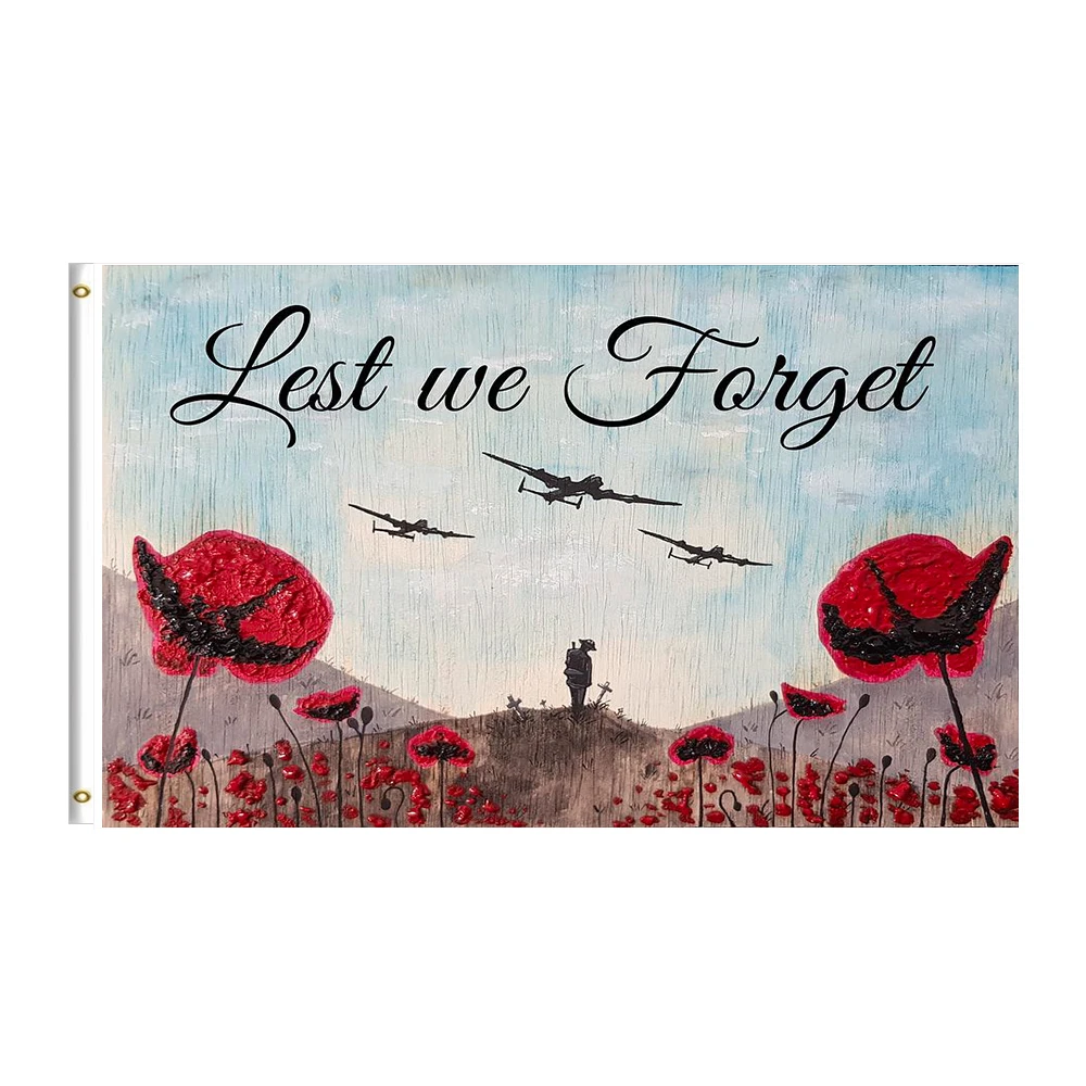 Jangan Sampai Kita Lupa Jangan Lupa Spanduk 3x5FT 90X150Cm Spanduk Luar Ruangan atau Dalam Ruangan dengan Dua Grommet Kuningan