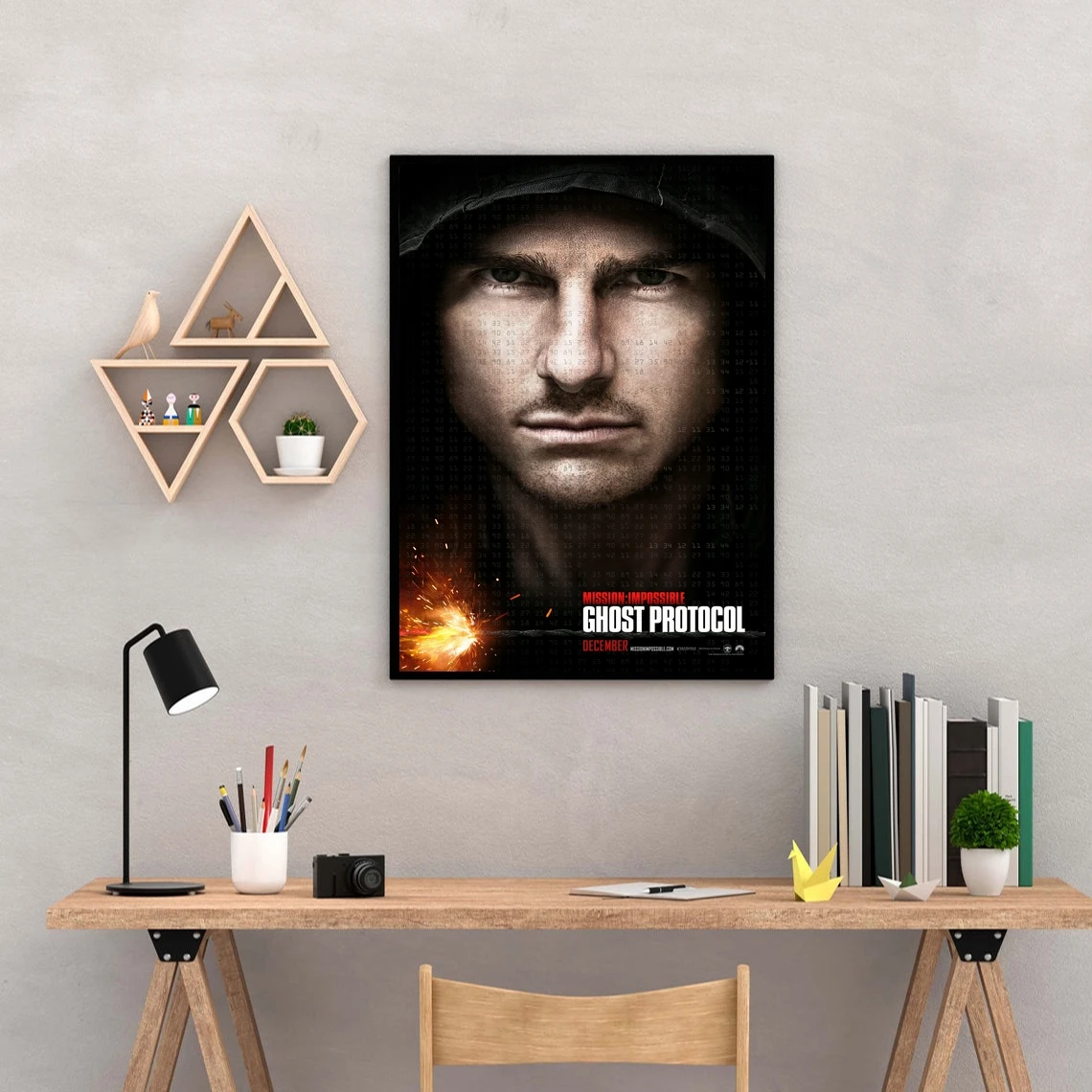 Mission Impossible - Ghost Protocol Classic Movie Poster Canvas Print Home Decoration Wall Painting ( No Frame )