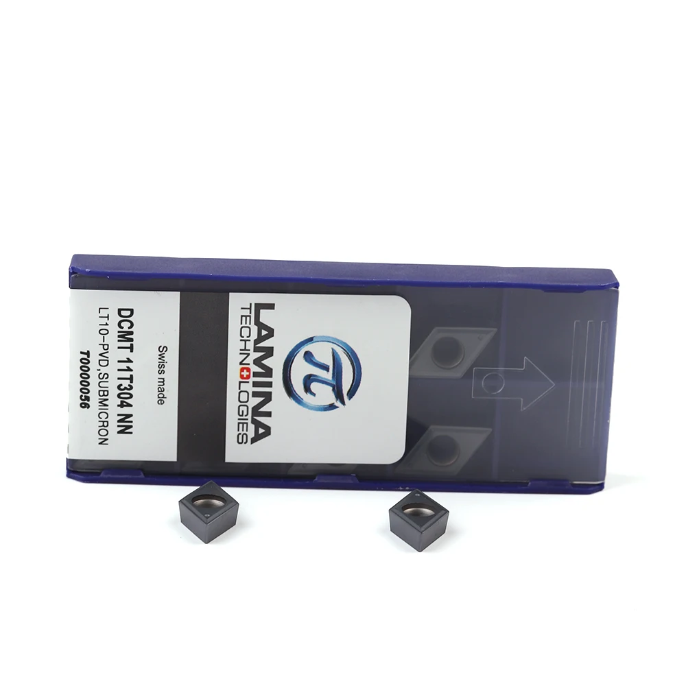 10pcs LAMINA 100% originale DCMT 11T308-11T304 NN LT10 CNC inserto in metallo duro inserto di fresatura DCMT11T304 NN LT10