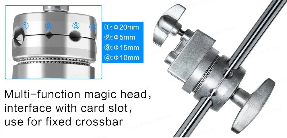 260cm Stainless Photography Tripod C-stand Light Stand 100% Metal 8.53ft With Boom Arm Professional For Photo Studio Softbox
