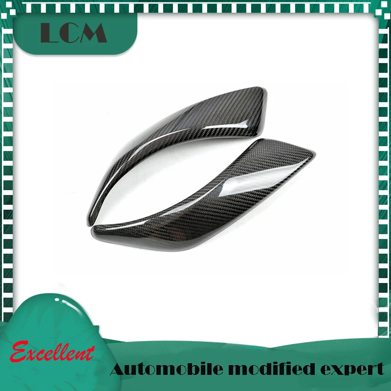 

For BMW F20 F21 116i 118i 120i M135i 2012-2016 Gloss Black Carbon Fiber Interior Door Handle Cover 2 Door-RHD&LHD