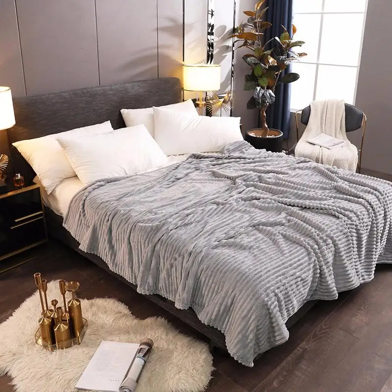 35 Blanket Super Warm Bedding Outlet Throw Blankets Home Sofa Chair Plane Travel Soft Plush Solid Color Bedspread