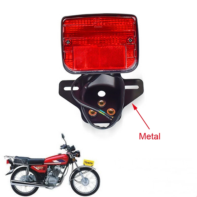 Motorcycle Lighting System Tail Lamp for Honda Lifan CG125 CG150 CG250 125cc Universal Electrical Rear Brake Stop Flasher Winker