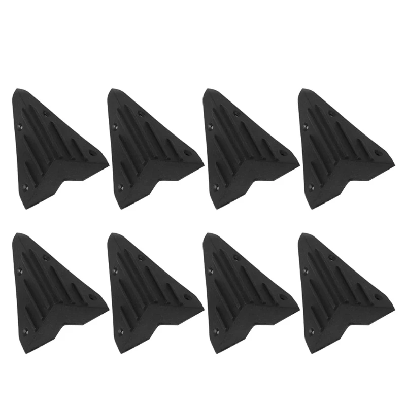 K1kf 8 pçs alto-falante stands pés almofadas fortes absorventes de choque piso pé isolamento esteira proteção canto reduzir ressonância