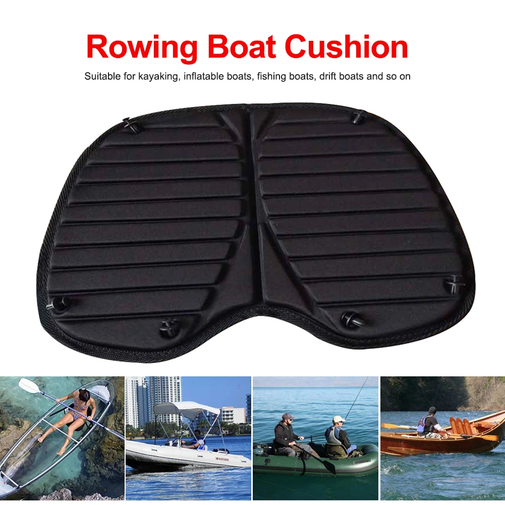 

Cushioned Seat Pad Gel Seat Pad For Kayaks Portable Seat Cushion For Outdoor Watersports Recreation With Plastic Screws