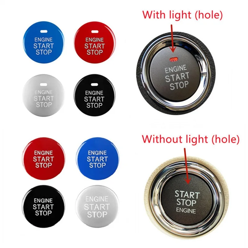 Car Styling Start Stop Engine Push Switch Buttons Cover Sticker Trim Fit For LEXUS IS250 ES GS NX RX350 EX350 LX57 IS250