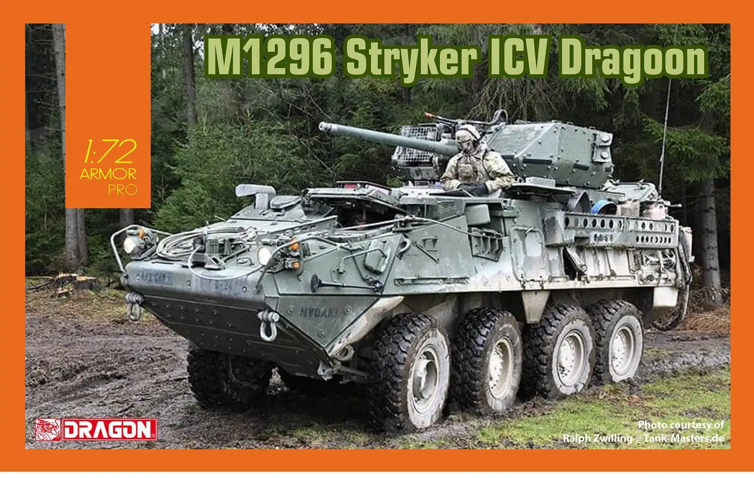 Drachen 7686 1/72 M1296 Stryker ICV Dragoon Modell Kit