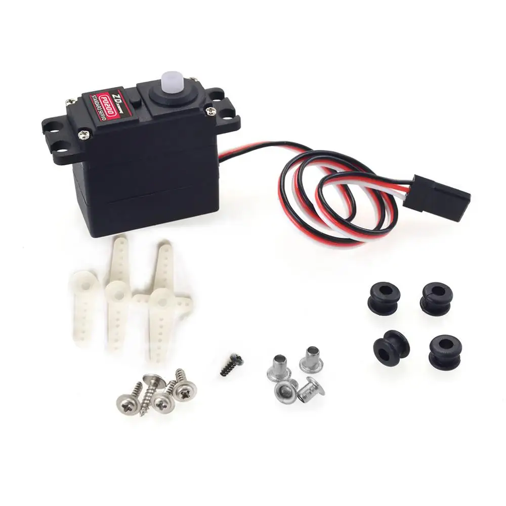 ZD Racing P0200 20g Plastic Steering Gear Servo For 1/16 1/14 1/12 RC Car Mini-Helicopters Robots Parts