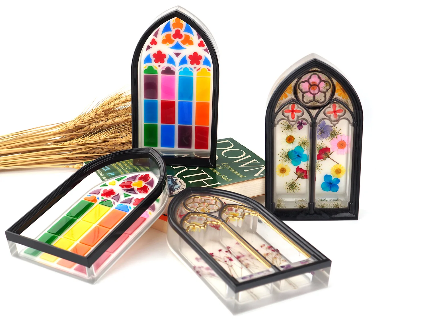 DIY Silicone Epoxy Resin Willow Window Church Window Storage Box Storage Cabinet Resin Silicone Mold