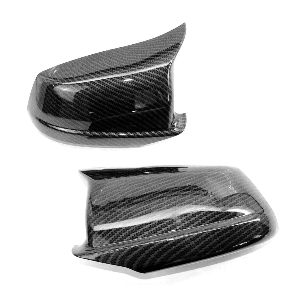 Car Side Mirror Cover Rear View Mirrors Trim For BMW 5 Series F10 2010 2011 2012 2013 & M Series M5 F10 2011 Carbon Fiber Look