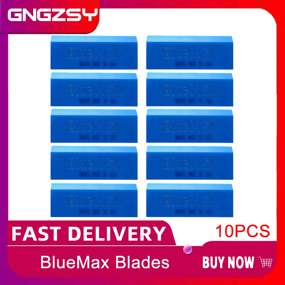 Blue Max PPF Scraper Water Wiper Carbon Fiber Wrapping Car Vinyl Squeegee Sticker Window Tint Decals Film Installing Tool B02T