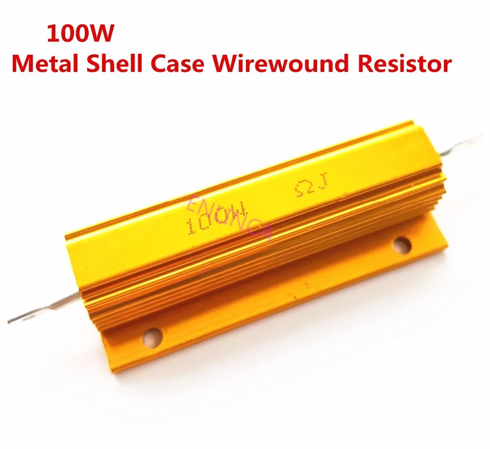 

100W 0.1 0.2 0.22 0.25 0.33 0.4 ohm 0.1R 0.2R 0.22R 0.25R 0.33R 0.4R Wirewound Aluminum Power Metal Shell Case Resista 5%