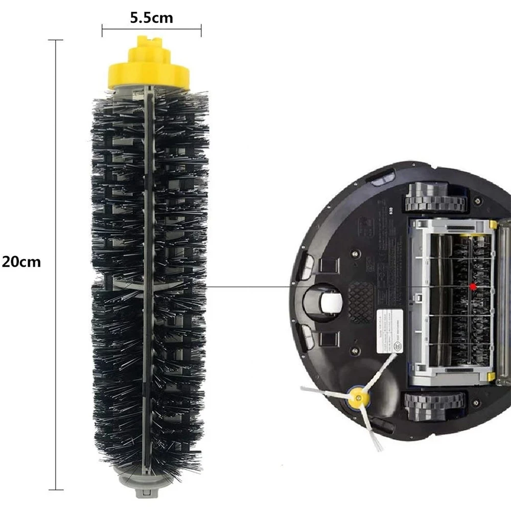 Piezas de Repuesto de cepillo principal para IRobot Roomba, accesorios de repuesto para modelos Serie 700, 760, 770, 772, 774, 775, 776, 780, 782, 785, 786, 790