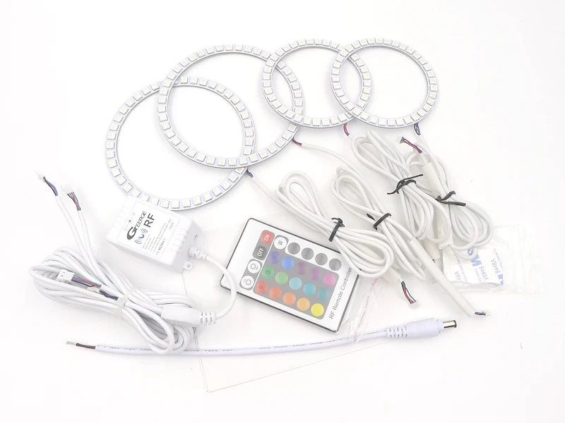 For Brilliance V5 2011 2012 2013 2014 2015 2016 RF Remote Bluetooth APP Multi-Color Ultra Bright RGB LED Angel Eyes Halo Rings