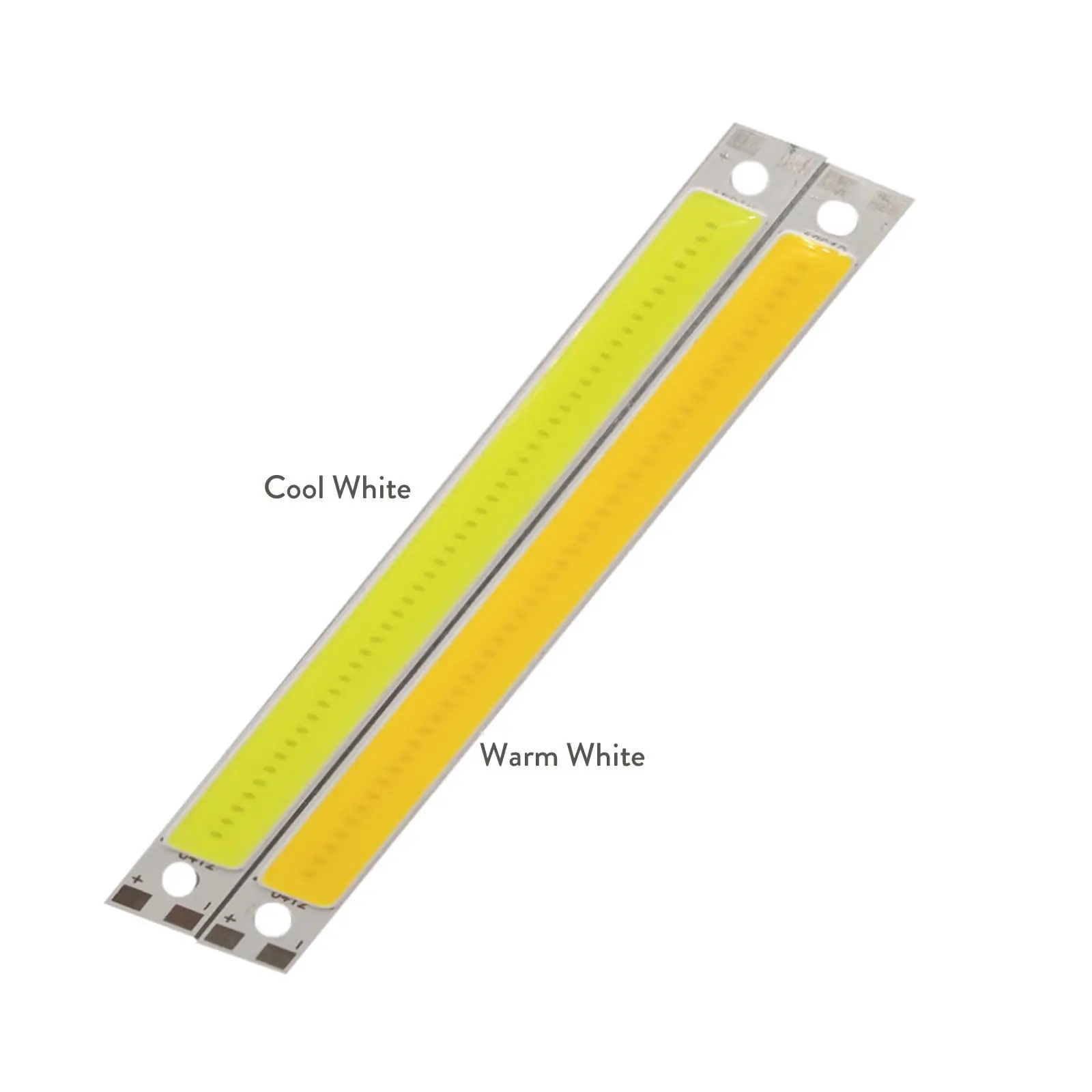 DC 12V LED COB Light Strip Panel Lamp 10W CarVehicle Floodlight Source Bulbs 5 Colors For DIY Lighting 120mm x 9mm