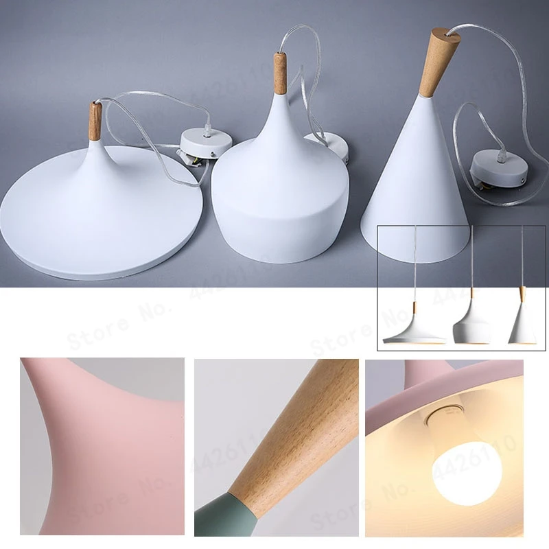 BLUBBLE  Art ABC Colorful Musical Pendant Lights  American Pendant Lamp Blue/Yellow/Green/Pink Restaurant LED Hanglamp