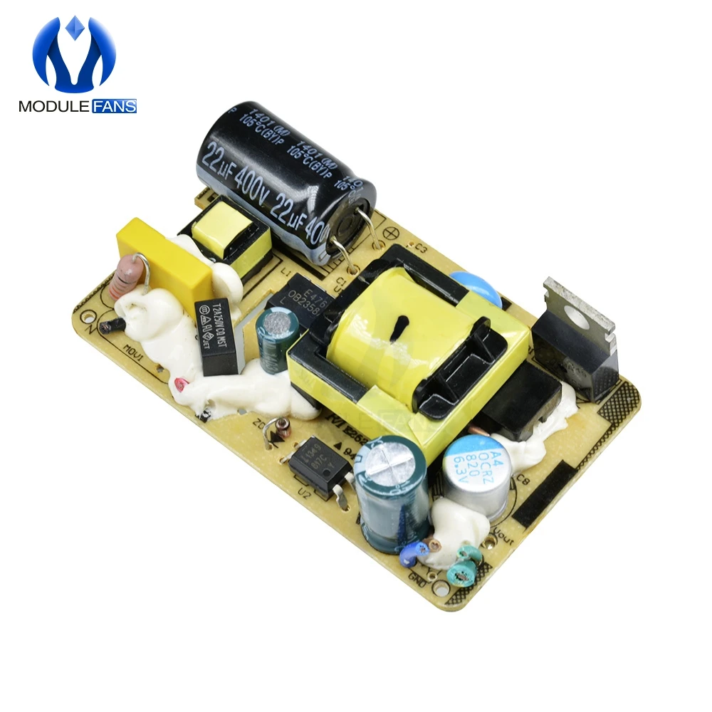 AC-DC 100V-240V to 5V 2A/2.5A 12V 1A/2A/3A 24V 1.5A Switch Power Supply Module Overvoltage Overcurrent Short Circuit Protection