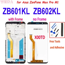 Aaa + Lcd Voor Asus Zenfone Max Pro M1 ZB601KL ZB602KL X00TD Lcd Touch Screen Glas Digitizer Vergadering Met frame Gereedschap