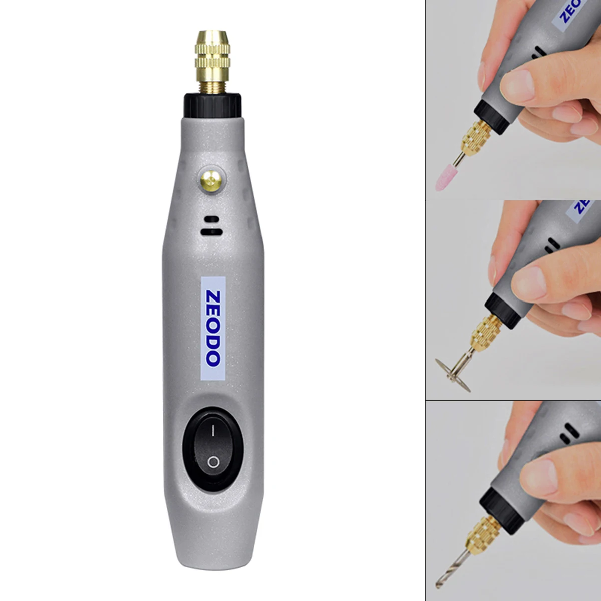 

Mini Electric Grinder Tool Drill Hole Plug Tools for Wood Carving / Stone Carving Milling / Jewellery / Agate DC 12V AC100-240V