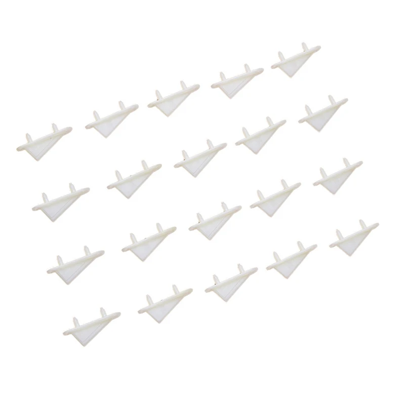 20PCS L40xH14mm L60xH22mm L50xH18mm Nylon Control Horn Wing Tip Protector Protecting Corner DIY for RC Fixed Wing Aircraft