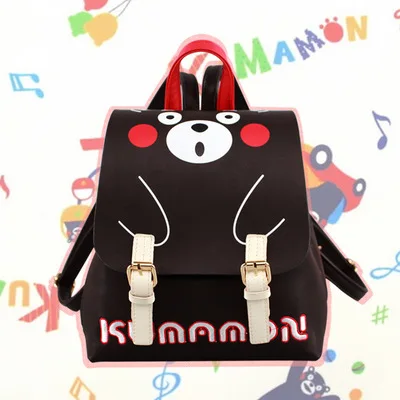 

Kumamon Fashion PU Backpacks Rucksacks Cartoon Backpack Casual Child Schoolbags Kid Knapsack Unisex New